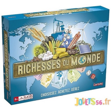 JEU RICHESSES DU MONDE - Jouets56.fr - Magasin jeux et jouets dans Morbihan en Bretagne