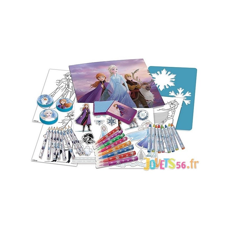 Bloc de feuille magique fun enfant - frozen la reine des neiges - disney -  dessin crayon - Disney