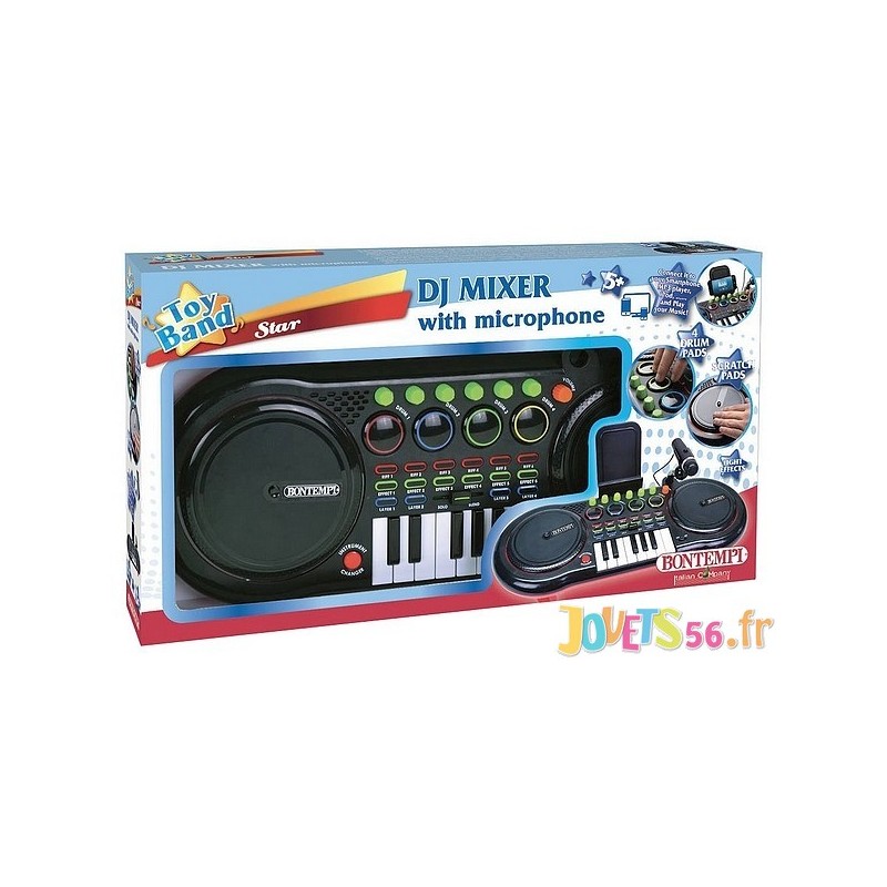 Table de mixage DJ Mixeur avec micro
