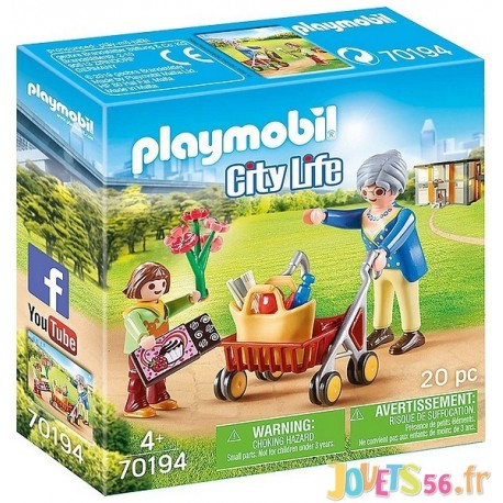 Lot playmobil fille- magasin et enfants