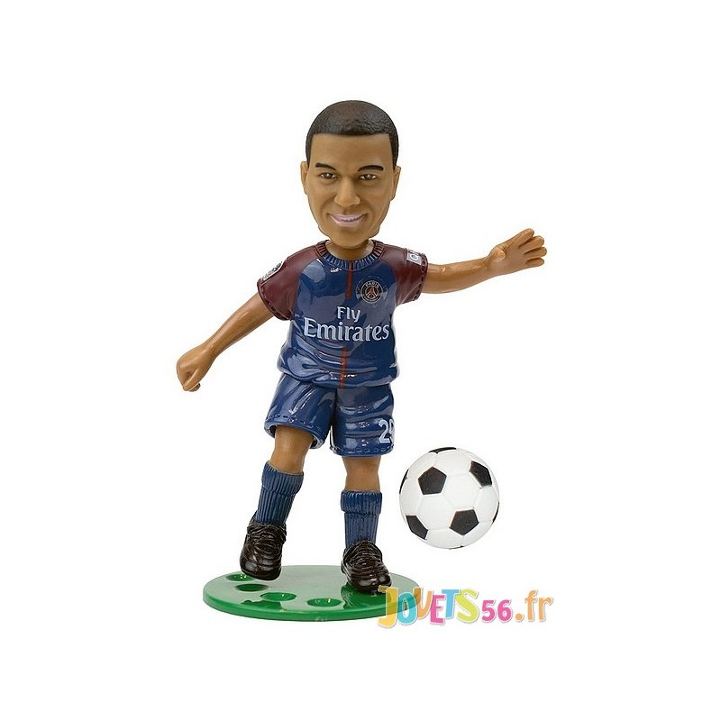 FO85542 FIGURINE JOUEUR FOOTBALL FOOT OM PSG GM FORCHINO EXCEPTIONELLE 39 CM