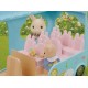 Bus arc en ciel creche des bebes sylvanian families-lilojouets-morbihan-bretagne