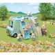 Bus arc en ciel creche des bebes sylvanian families-lilojouets-morbihan-bretagne