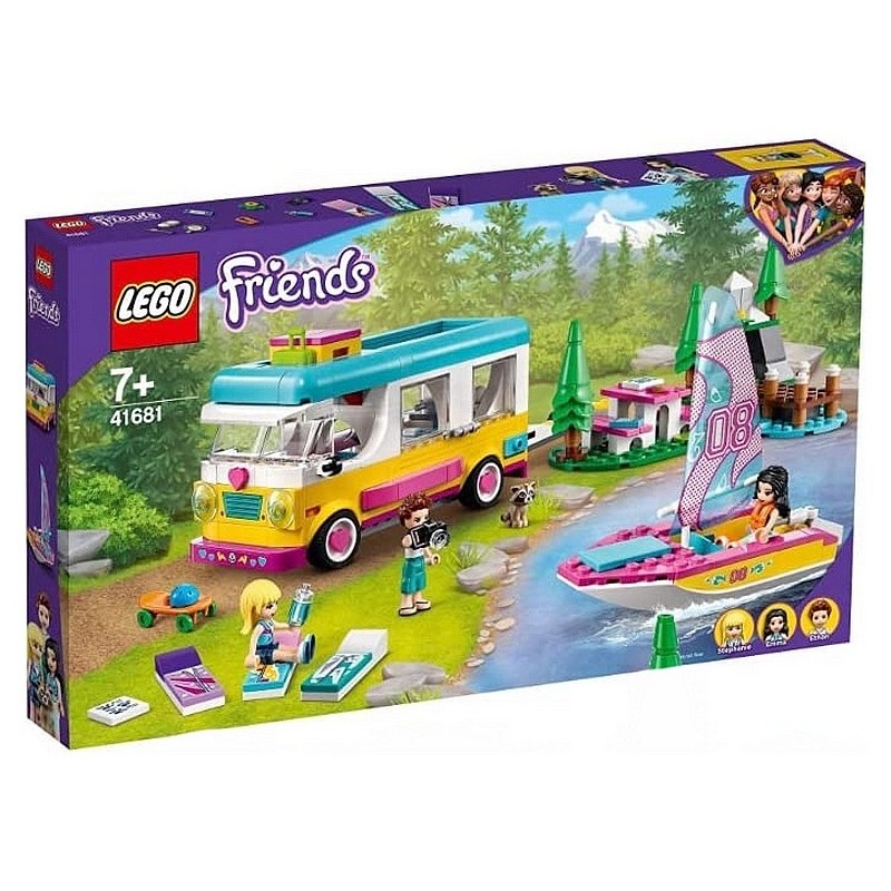 41681 camping-car et voilier de la foret lego friends 