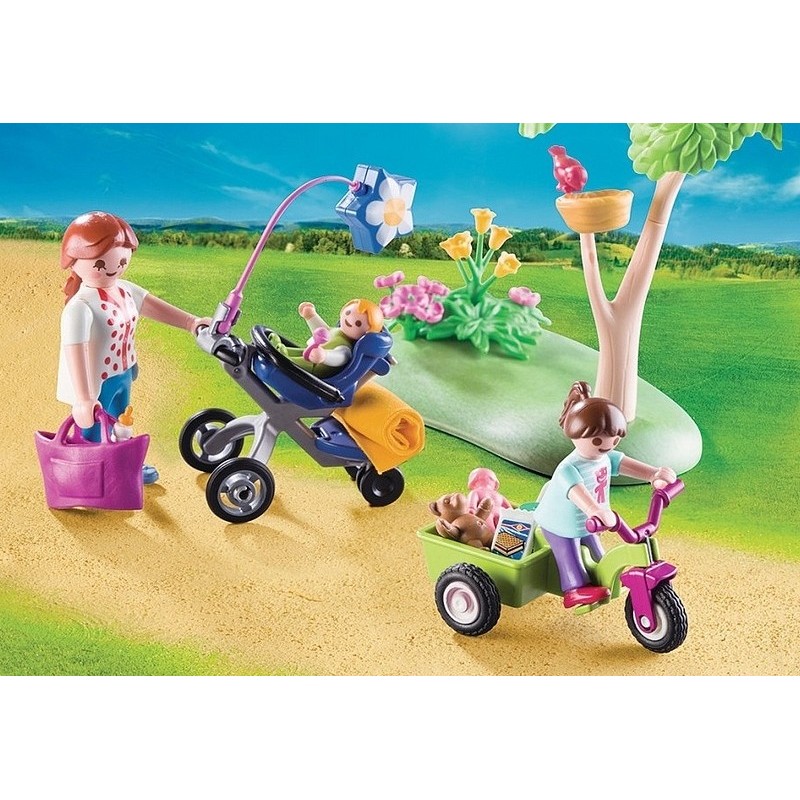 Véhicule aventure pique-nique Playmobil avec chevaux