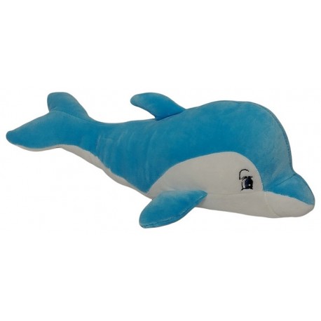 PELUCHE DAUPHIN BLEU 33CM-LiloJouets-Morbihan-Bretagne