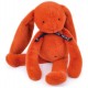 Peluche lapin meloe orange potiron 37cm-lilojouets-morbihan-bretagne