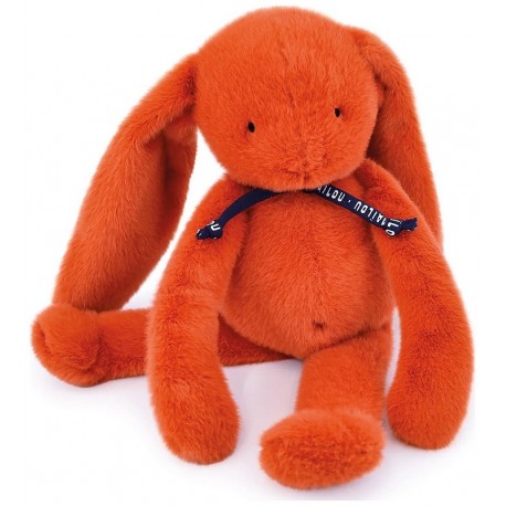 PELUCHE LAPIN MELOE ORANGE POTIRON 37CM-LiloJouets-Morbihan-Bretagne