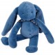 Peluche lapin meloe bleu intense 37cm-lilojouets-morbihan-bretagne