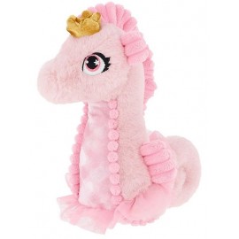 PELUCHE HIPPOCAMPE ROSE 24CM - KEELECO ECO-RESPONSABLE