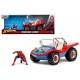 Vehicule buggy metal avec figurine spiderman 1.24e-lilojouets-morbihan-bretagne