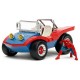 Vehicule buggy metal avec figurine spiderman 1.24e-lilojouets-morbihan-bretagne