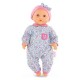 Bebe calin capucine 30cm avec pyjama fleurs-lilojouets-morbihan-bretagne