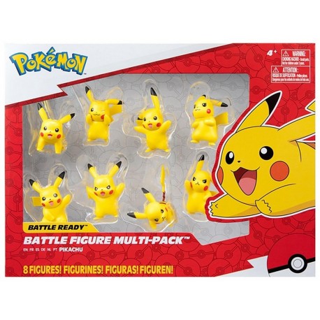 COFFRET 8 FIGURINES 4CM PIKACHU BATTLE FIGURE MULTI-PACK-LiloJouets-Morbihan-Bretagne