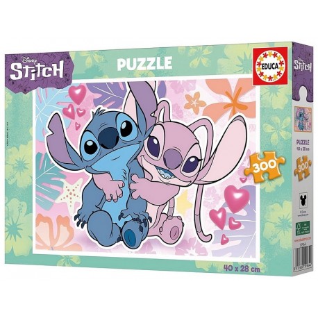 PUZZLE STITCH DISNEY 300 PIECES 40X28CM-LiloJouets-Morbihan-Bretagne