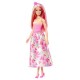 Barbie princesse poupee 30cm cheveux roses-lilojouets-morbihan-bretagne