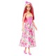 Barbie princesse poupee 30cm cheveux roses-lilojouets-morbihan-bretagne