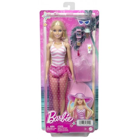 BARBIE BEACH POUPEE 30CM LE FILM A LA PLAGE AVEC ACCESSOIRES-LiloJouets-Morbihan-Bretagne