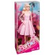 Barbie le film poupee 30cm avec robe vichy rose-lilojouets-morbihan-bretagne