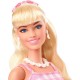 Barbie le film poupee 30cm avec robe vichy rose-lilojouets-morbihan-bretagne