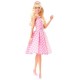 Barbie le film poupee 30cm avec robe vichy rose-lilojouets-morbihan-bretagne