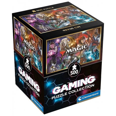 PUZZLE MAGIC THE GATERING 500 PIECES 49X36CM - CUBE GAMING PUZZLE COLLECTION-LiloJouets-Morbihan-Bretagne