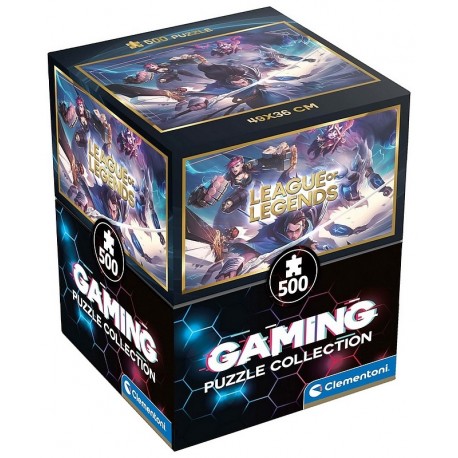 PUZZLE LEAGUE OF LEGENDS 500 PIECES 49X36CM - CUBE GAMING PUZZLE COLLECTION-LiloJouets-Morbihan-Bretagne