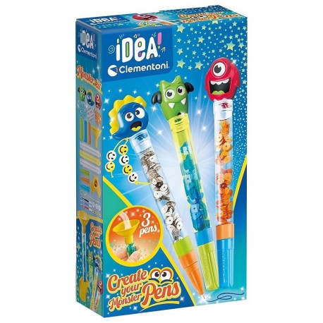 COFFRET MINI ATELIER DES STYLOS MONSTER - CREATE YOUR PENS-LiloJouets-Morbihan-Bretagne