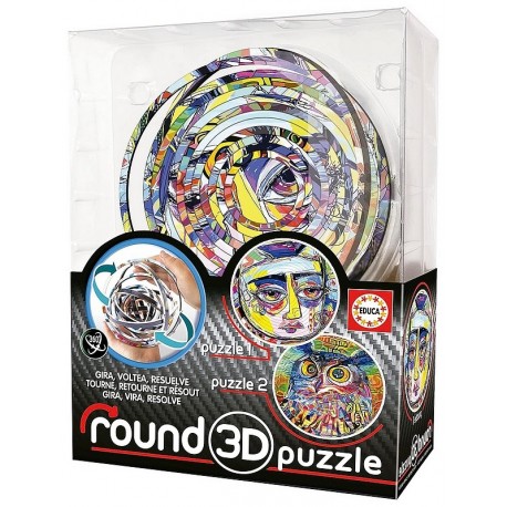 CASSE-TETE ABSTRACT ROUND 3D PUZZLE-LiloJouets-Morbihan-Bretagne