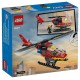 60411 helicoptere de secours des pompiers - lego city-lilojouets-morbihan-bretagne