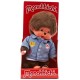 Peluche monchhichi garcon 20cm veste en jean-lilojouets-morbihan-bretagne