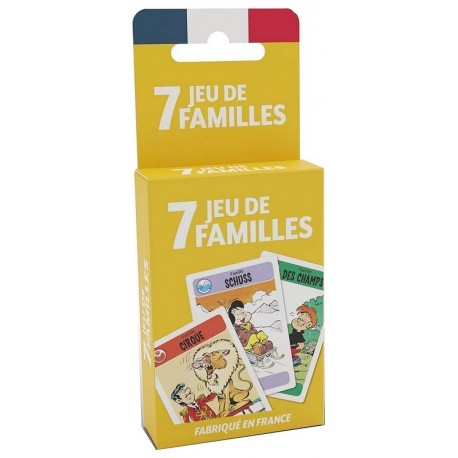 JEU DE CARTES DE 7 FAMILLES-LiloJouets-Morbihan-Bretagne