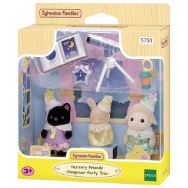 LE TRIO DES BEBES PYJAMA PARTY ET ACCESSOIRES SYLVANIAN FAMILIES-LiloJouets-Morbihan-Bretagne