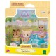 Le trio des bebes a la piscine et accessoires sylvanian families-lilojouets-morbihan-bretagne