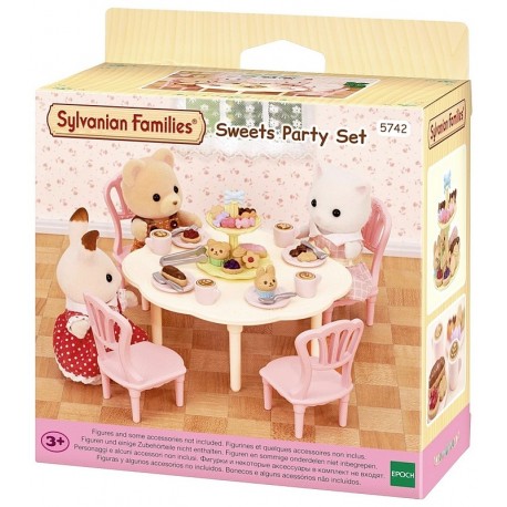 LA TABLE DU GOUTER AVEC ACCESSOIRES SYLVANIAN FAMILIES-LiloJouets-Morbihan-Bretagne