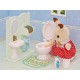 Les toilettes avec accessoires sylvanian families-lilojouets-morbihan-bretagne