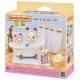 Pack baignoire et accessoires sylvanian families-lilojouets-morbihan-bretagne