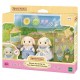 Pack jardin avec figurines frere et soeur lapin belier sylvanian families-lilojouets-morbihan-bretagne