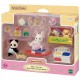 Coffre a jouets des bebes lapin et panda sylvanian families-lilojouets-morbihan-bretagne