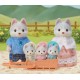 Famille husky avec luge 5 figurines sylvanian families-lilojouets-morbihan-bretagne