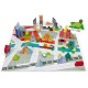 Kubix 60 cubes en bois 2en1 avec puzzle ville 20 pieces-lilojouets-morbihan-bretagne