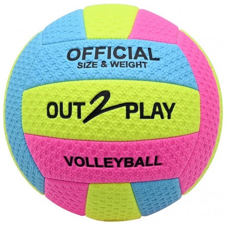 BALLON VOLLEY 260GR MULTICOLORE OFFICIEL-LiloJouets-Morbihan-Bretagne