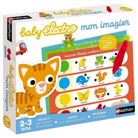 COFFRET BABY ELECTRO MON IMAGIER AVEC STYLO SONORE ET LUMINEUX-LiloJouets-Morbihan-Bretagne