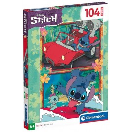 PUZZLE STITCH DISNEY 104 PIECES 34X49CM-LiloJouets-Morbihan-Bretagne