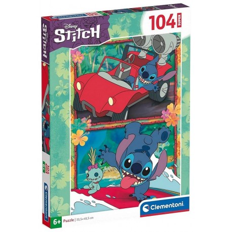 PUZZLE STITCH DISNEY 104 PIECES 34X49CM-LiloJouets-Morbihan-Bretagne