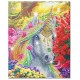 Kit tableau licorne 40x50cm broderie diamant sur chassis bois-lilojouets-morbihan-bretagne