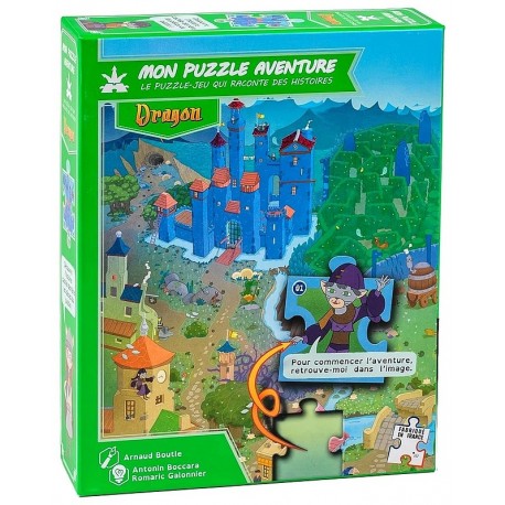 MON PUZZLE-JEU AVENTURE DRAGON 42 PIECES 46X54CM-LiloJouets-Morbihan-Bretagne