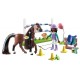 71355 zoe et cheval blaze avec parcours d'obstacles playmobil horses of waterfal-lilojouets-morbihan-bretagne