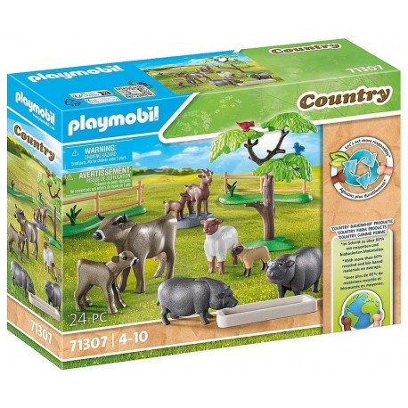 71307 ANIMAUX DE LA FERME PLAYMOBIL COUNTRY-LiloJouets-Morbihan-Bretagne