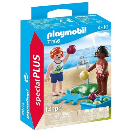 71166 ENFANTS ET BALLON D'EAU PLAGE PLAYMOBIL SPECIAL PLUS-LiloJouets-Morbihan-Bretagne